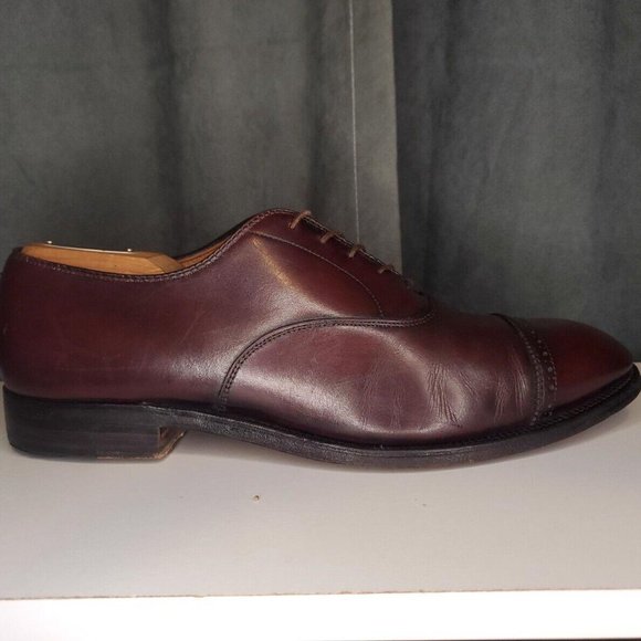 Alden Shoes Alden 95 Burgundy Straight Tip Hampton Oxford Dress Shoes W Shoe Trees 95 Bd